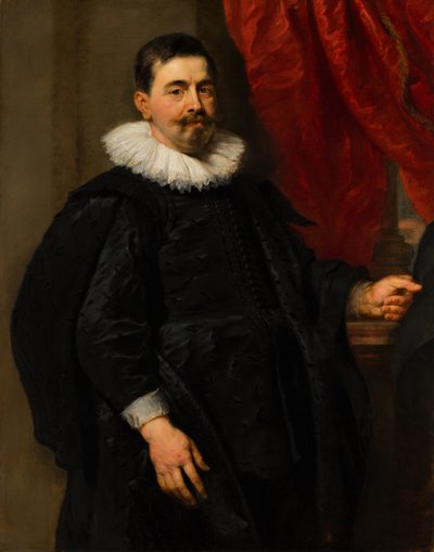 Porträt eines Mannes, möglicherweise Peter van Hecke (1591-1645), um 1630 von Peter Paul Rubens